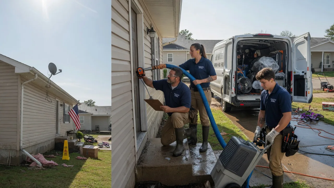 Ceiling Water Damage Restoration in Mead, OK near me